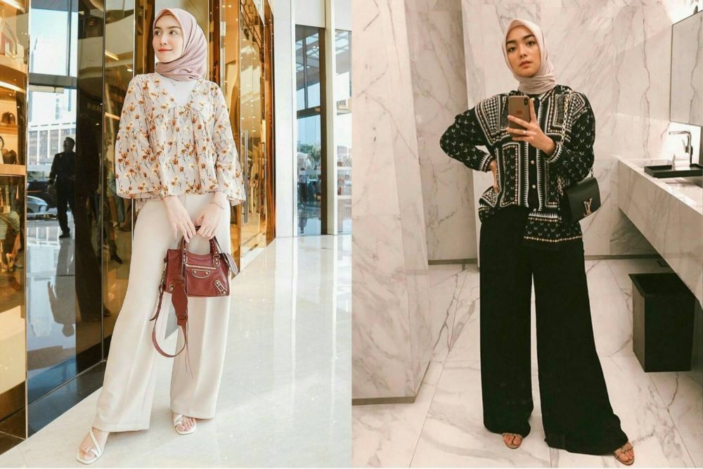 Kece Banget, Adu Gaya OOTD Hijab Melody Prima Vs Citra Kirana