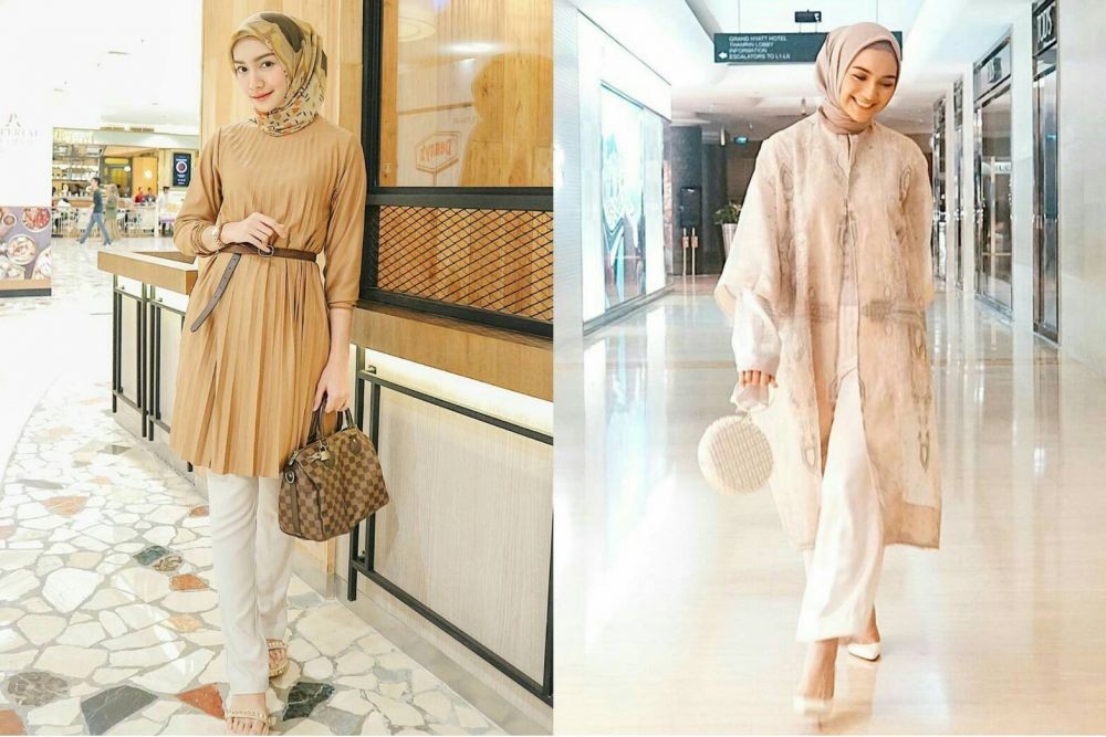 Kece Banget, Adu Gaya OOTD Hijab Melody Prima Vs Citra Kirana