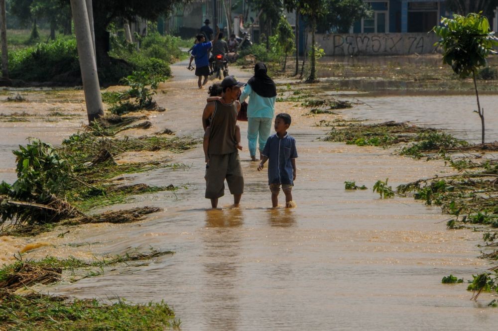 Banjir di Wilayah Lebak Mulai Surut