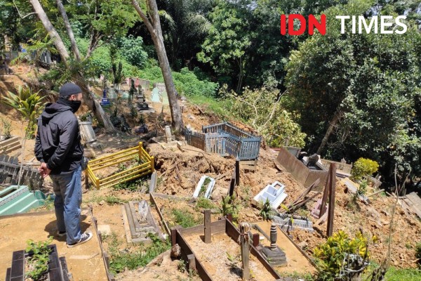Selain Virus Corona, Warga di Samarinda Juga Diteror Tanah Longsor