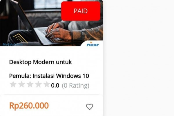 Belajar Install Windows di Kartu Prakerja, Mesti Bayar Rp260 Ribu