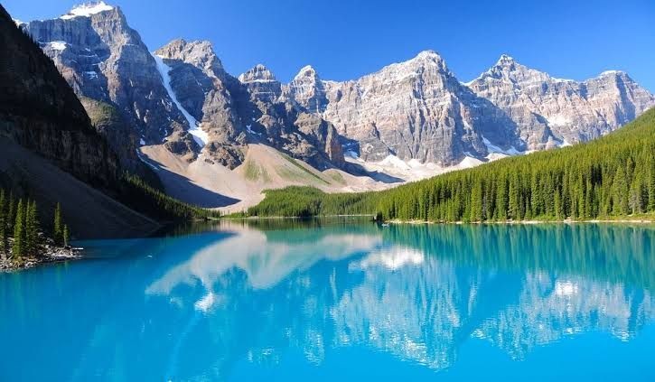 Danau Moraine di Kanada