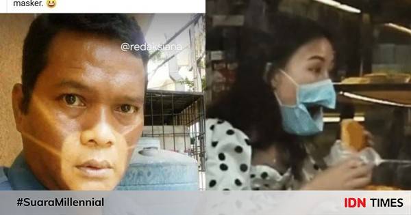 10 Potret Lucu Akibat Terlalu Lama Pakai Masker, Jadinya Kok Gini?