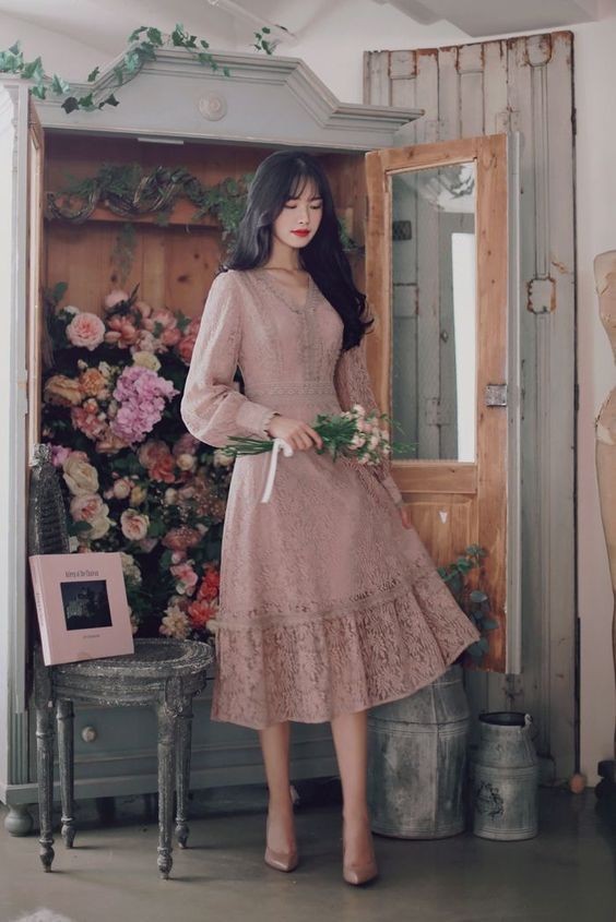 10 Ide Ootd Kondangan Ala Korea Gaya Anggun Yang Effortless