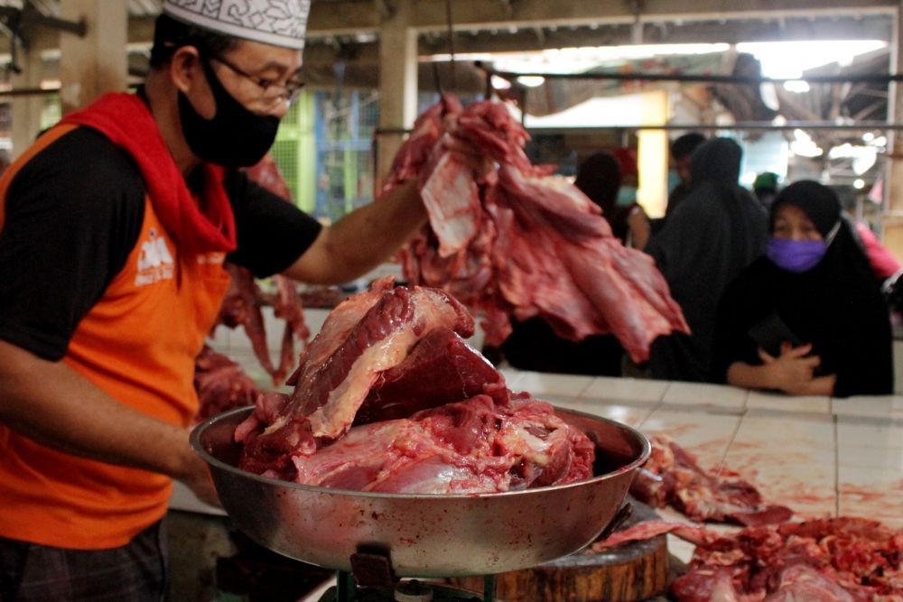 Harga Daging Meroket, Pedagang Pasar Ciroyom Ancam Mogok Jualan