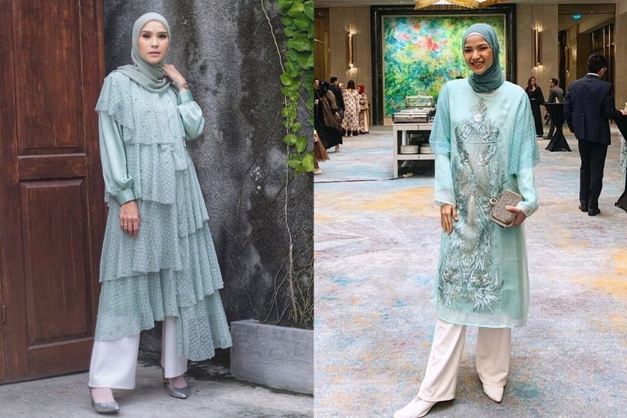 Adu Gaya Ootd Hijab Warna Warni Ala Zaskia Adya Mecca Marsha Natika