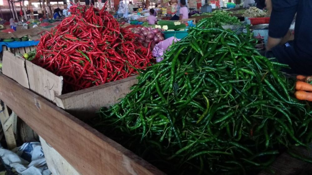 500 Kilogram Cabai Murah Dijual saat Operasi Pasar di Mataram
