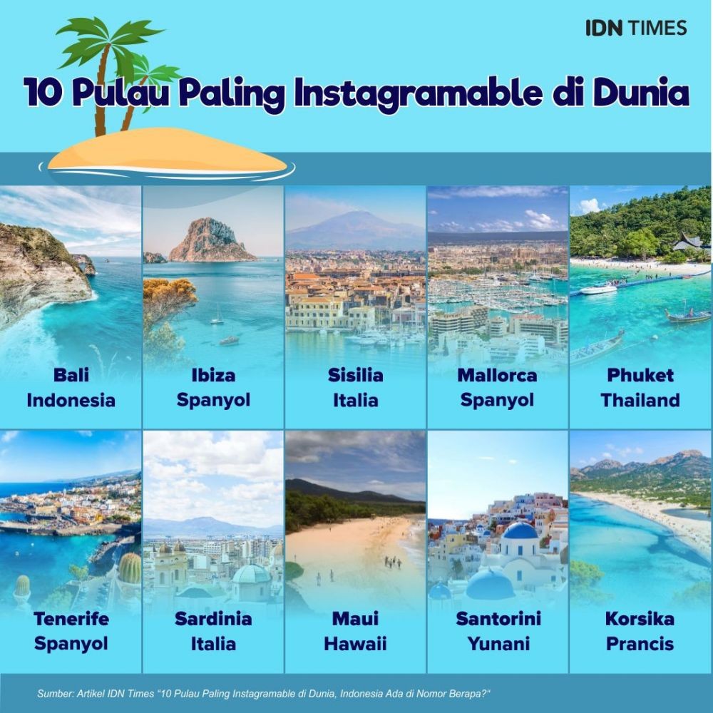 10 Pulau Paling Instagramable Di Dunia Indonesia Ada Di Nomor Berapa