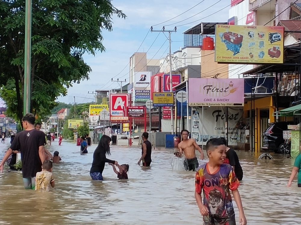 Nyaris Menembus 50 Ribu Jiwa, Warga yang Terdampak Banjir di Samarinda