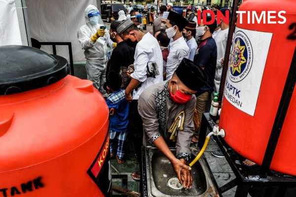 Masjid Raya dan Masjid Agung Medan Tetap Gelar Salat Iduladha