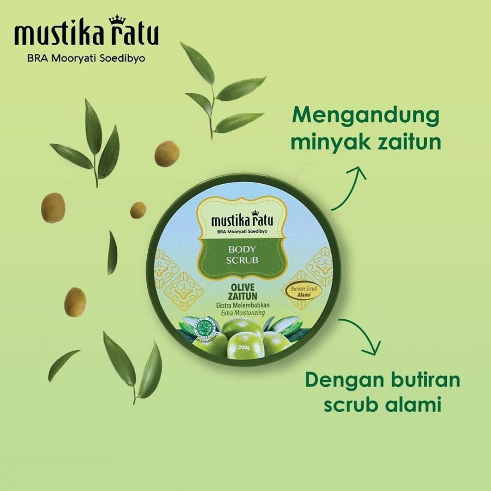 6 Produk Body Scrub Lokal Bahan Zaitun Cocok Buat Kulit Kering