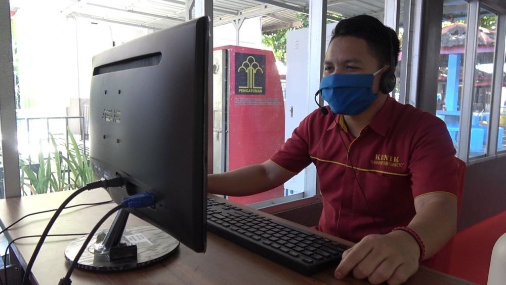 Lapas Makassar Terapkan Silaturahmi Online bagi Napi saat Lebaran