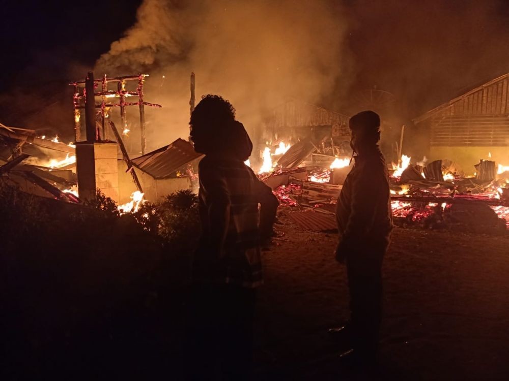 4 Rumah Lansia Terbakar di Simalungun Dalam 2 Hari, Diduga Korsleting