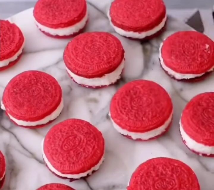Lagi Viral! Cara Gampang Membuat Oreo Sultan Red Velvet