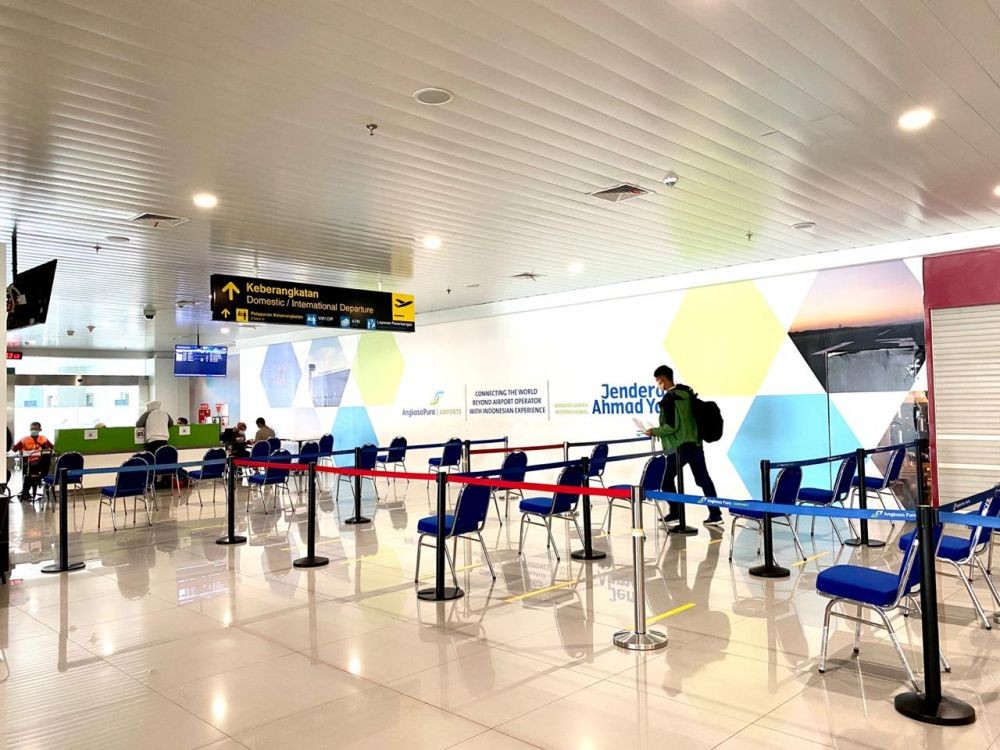 New Normal, Bandara Ahmad Yani Terapkan Tiga Zona di Ruang Tunggu 