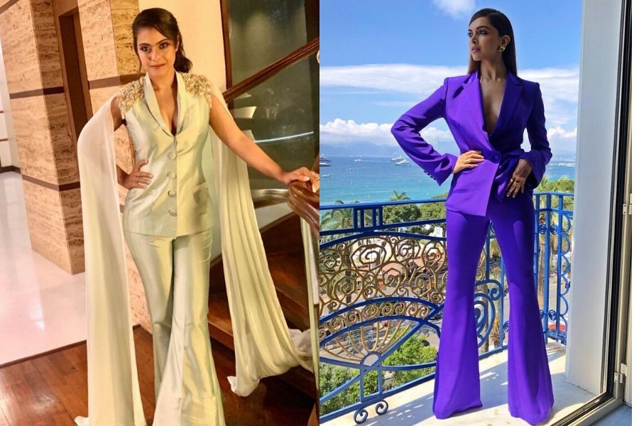 Elegan! Adu Gaya OOTD Aktris Bollywood Kajol Vs Deepika Padukone
