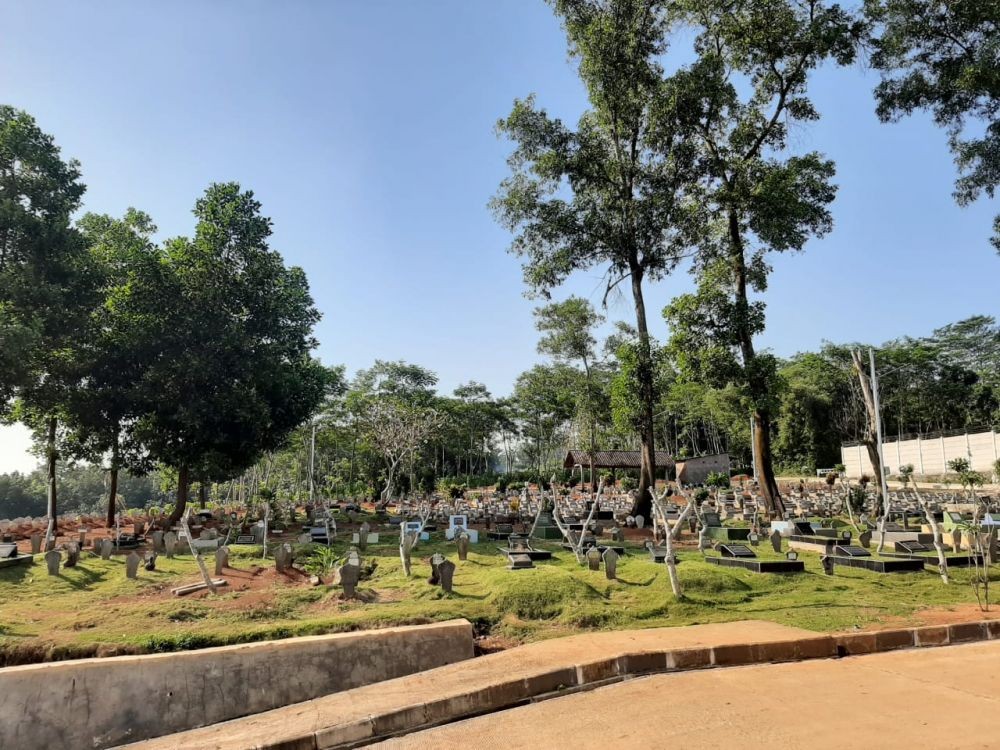 Merinding! Kuburan Khusus COVID-19 di Semarang, Sehari Diisi 5 Jenazah