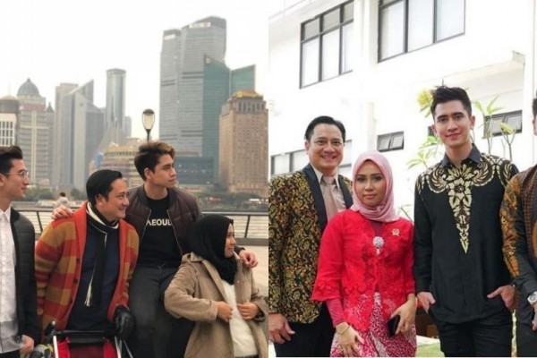 Harmonis, 10 Potret Keakraban Verrell Bramasta dan Ibu Tirinya, Sarni