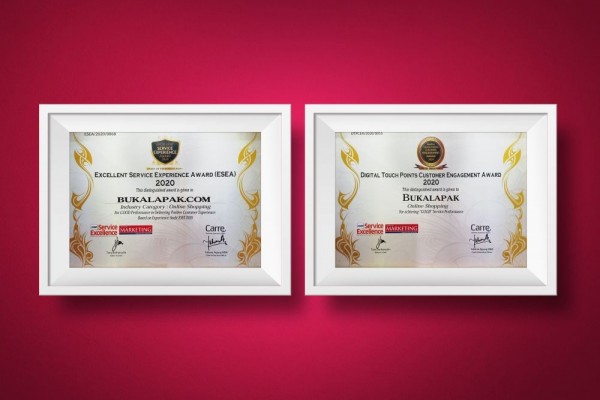Paruh Pertama 2020, Bukalapak Diganjar Customer Service Excellence
