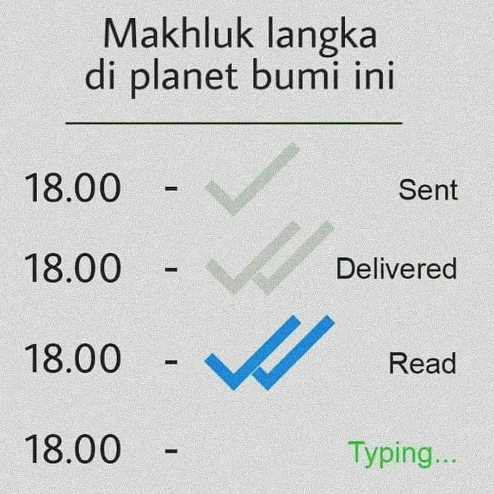 10 Meme Tipe Orang Waktu Chatting