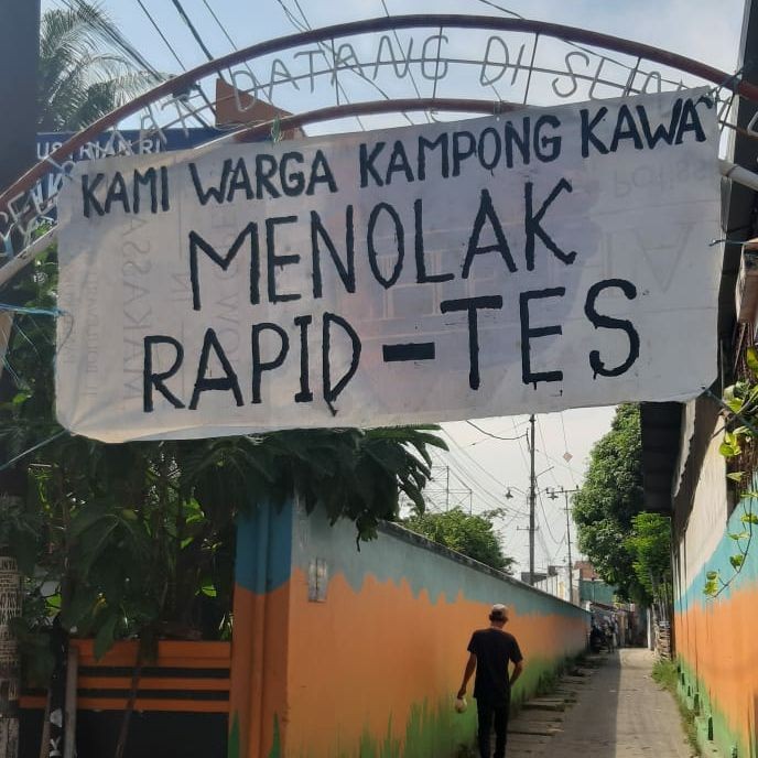 Puskesmas di Makassar Ditugaskan Edukasi Warga yang Menolak Rapid Test