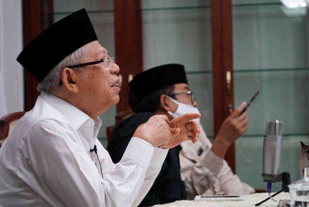 Wapres Ma'ruf Amin Dorong Pesantren Lakukan Inovasi Di Era New Normal