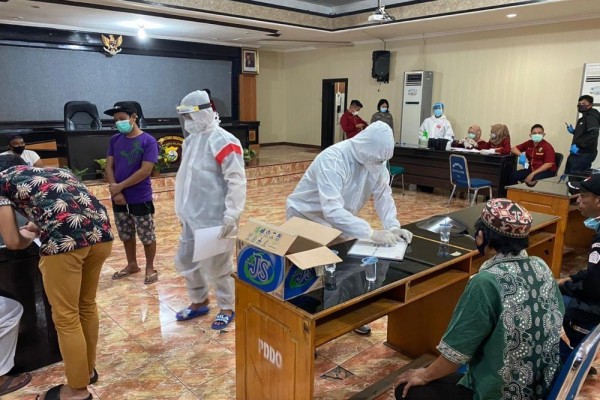 Rapid Test Reaktif, Belasan Tahanan Polrestabes Makassar Diisolasi