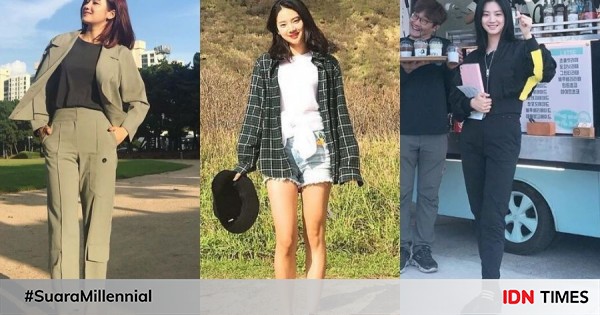 9 Ootd Park Joo Hyun Si Tomboy Bintang Extracurricular Easy Reader