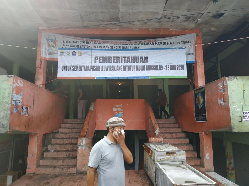 Kasus Positif COVID-19 di Pasar Tradisional Kembali Muncul di Bandung