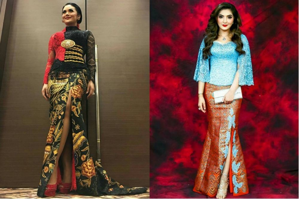 9 Adu Gaya Kebaya Krisdayanti Vs Ashanty Siapa Favoritmu