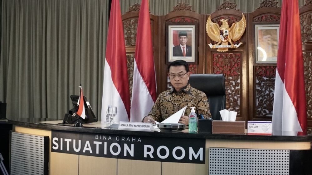 Setahun Jokowi-Ma'ruf, Moeldoko: Pandemik Pengaruhi Program Pemerintah