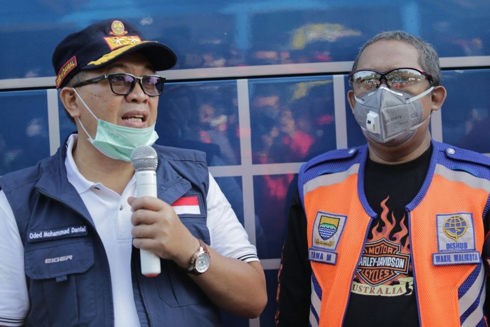PKL di Bandung Belum Tertib Terapkan Protokol Kesehatan Corona