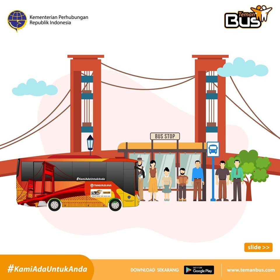 Teman Bus Ajak Berkeliling Kota Palembang Gratis