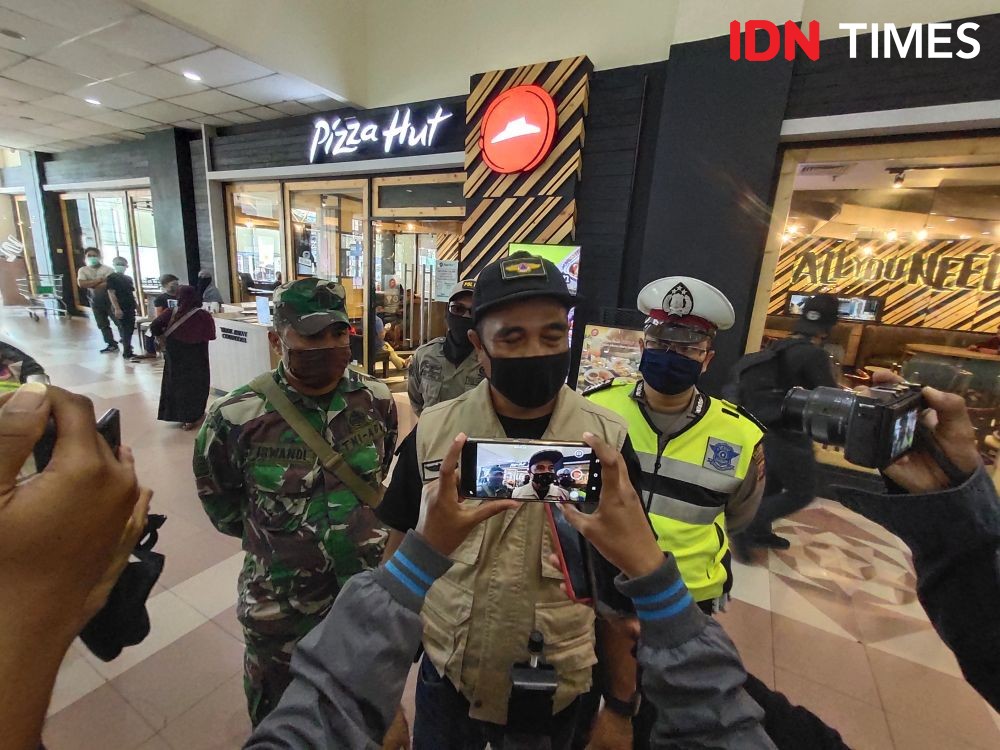 Pengelola Mal di Samarinda akan Usir Pengunjung yang Gak Pakai Masker