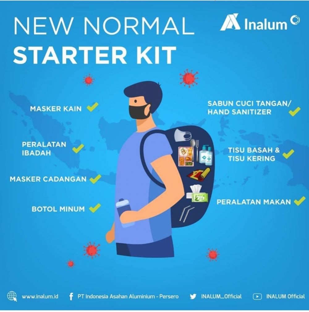 Sambut New Normal, Ini Starter Kit yang Harus Dibawa Karyawan Inalum