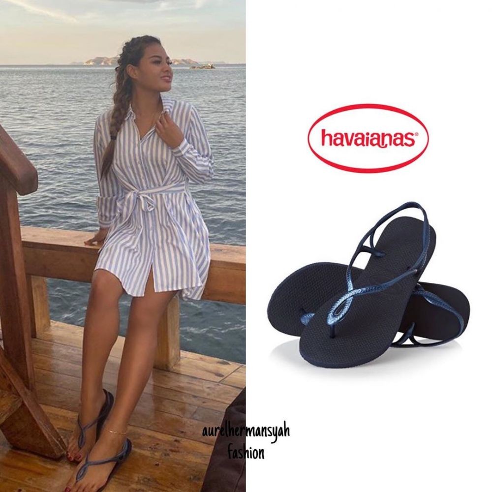 Bisa Kebeli iPhone, 9 Harga Sandal Aurel Hermansyah ini Bikin Melongo