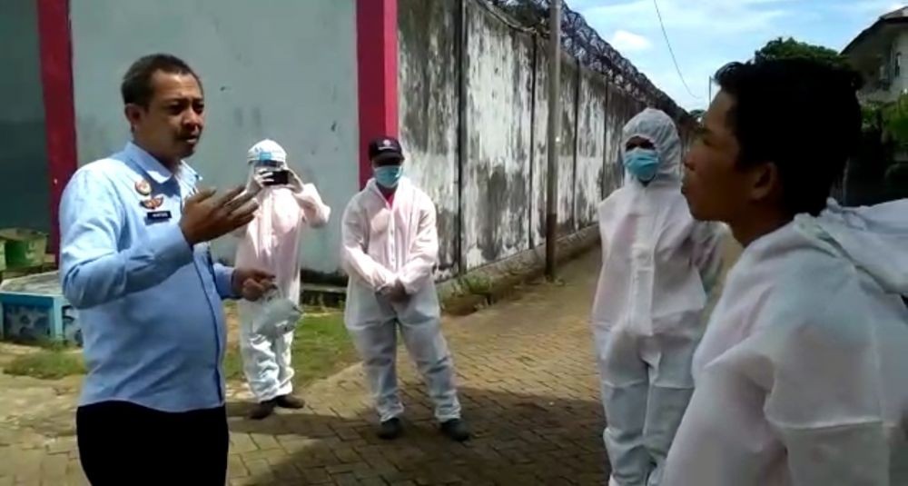 Viral Video Lapas Perempuan di Gowa Menolak Penyemprotan Disinfektan