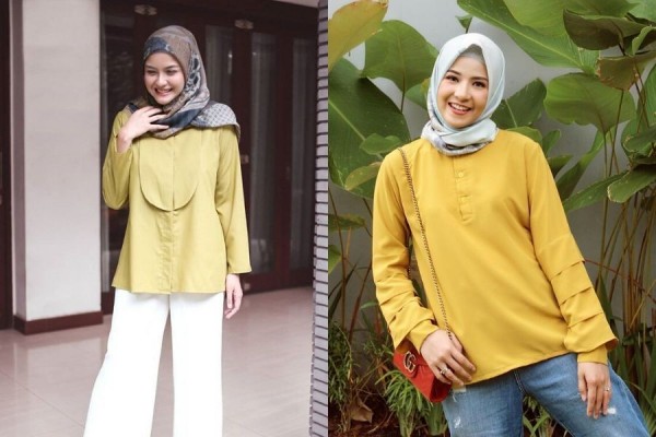 OOTD-nya Mirip Banget! Ini Adu Gaya Revalina Temat Vs Natasha Rizky