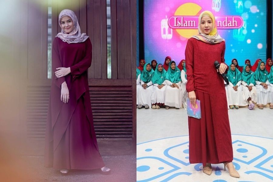 OOTD-nya Mirip Banget! Ini Adu Gaya Revalina Temat Vs Natasha Rizky