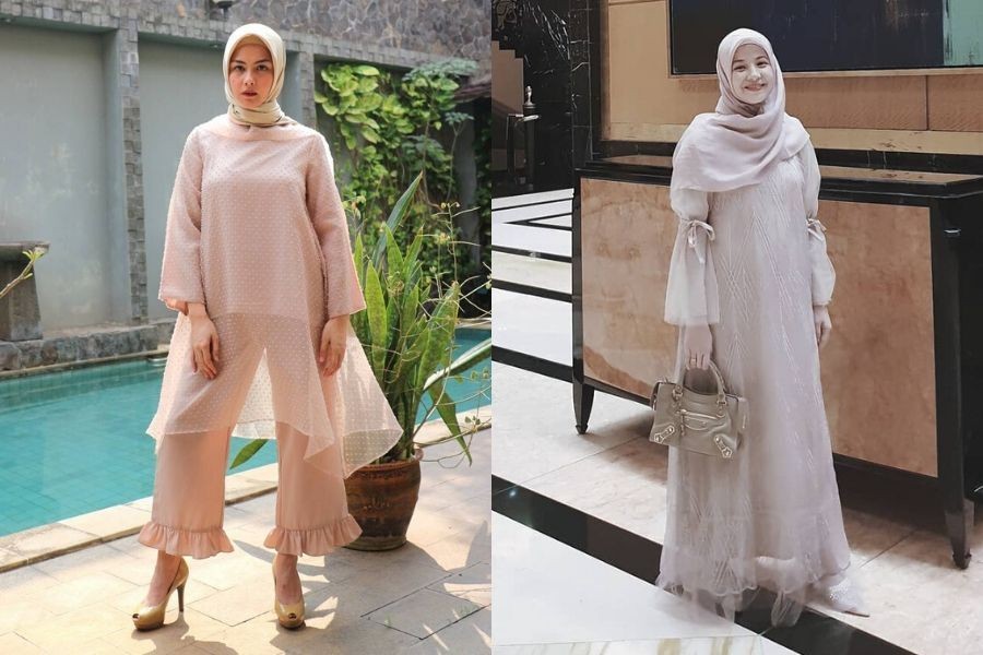 OOTD-nya Mirip Banget! Ini Adu Gaya Revalina Temat Vs Natasha Rizky