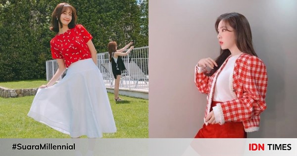 10 adu gaya ootd yoona snsd vs irene red velvet, duo visual modis!