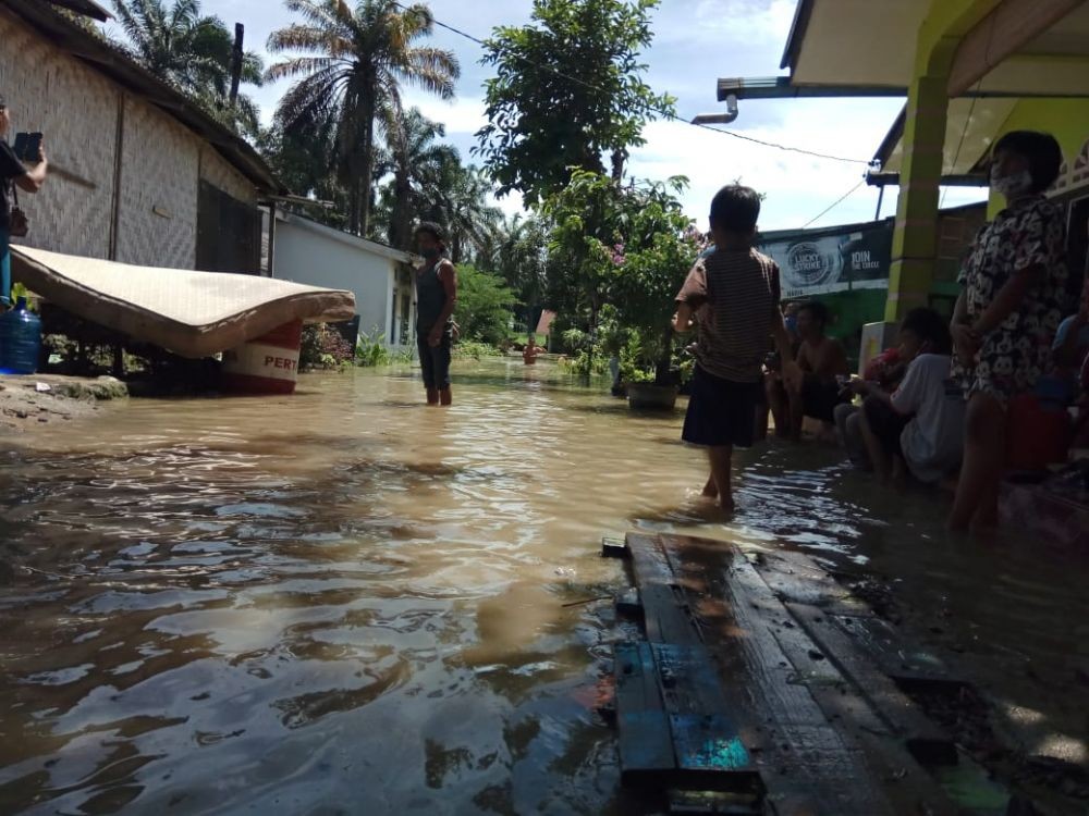 Hujan Deras Guyur Daerah Simalungun, 56 Rumah Terendam Banjir