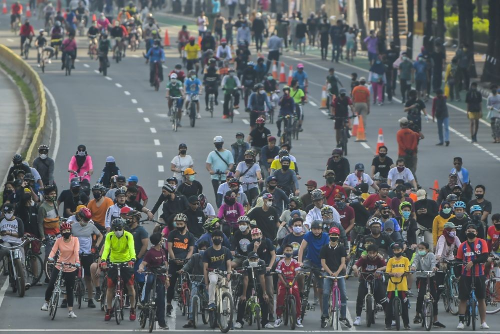 PD Parkir Makassar Siapkan Parkiran Khusus Sepeda di CFD