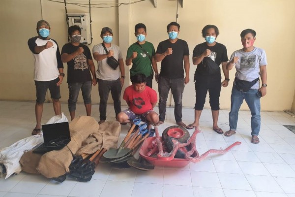 Gasak Sekop hingga Laptop, Pembobol Kantor PSDA Sidrap Ditangkap