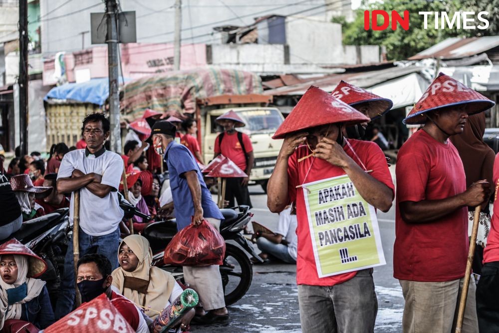 Tuntut Kasus Tanah Eks HGU, Petani Sumut Jalan Kaki Temui Jokowi