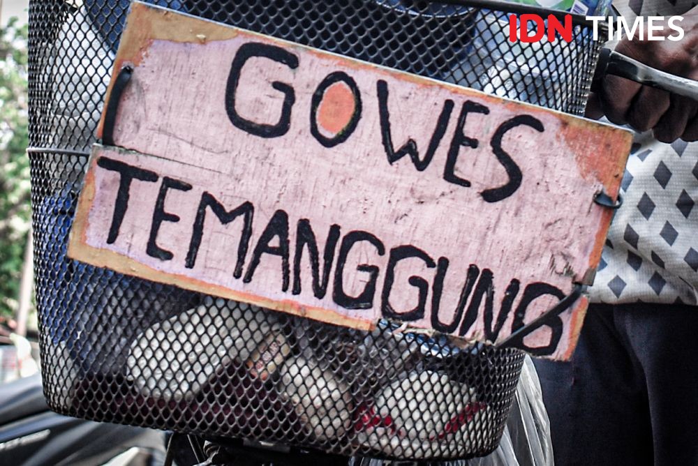 Dengan Sepeda Seratus Ribuan, Subiyatno Gowes Keliling Pulau Jawa