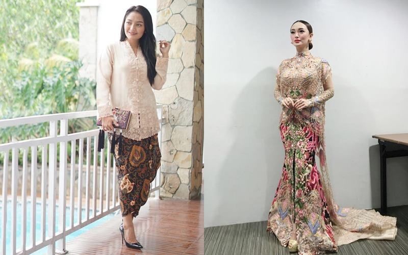 Menawan Bak Bangsawan, 9 Adu Gaya Kebaya Zaskia Gotik Vs Siti Badriah