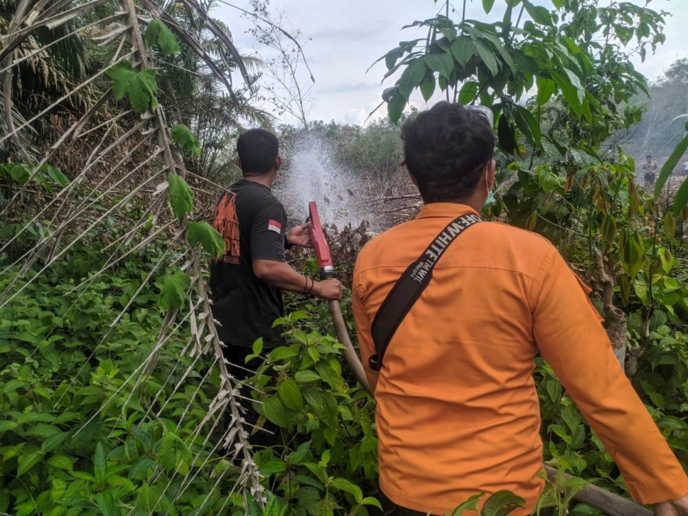 Karhutla Pertama 2020, 1 Hektare Semak Belukar di Musi Rawas Terbakar