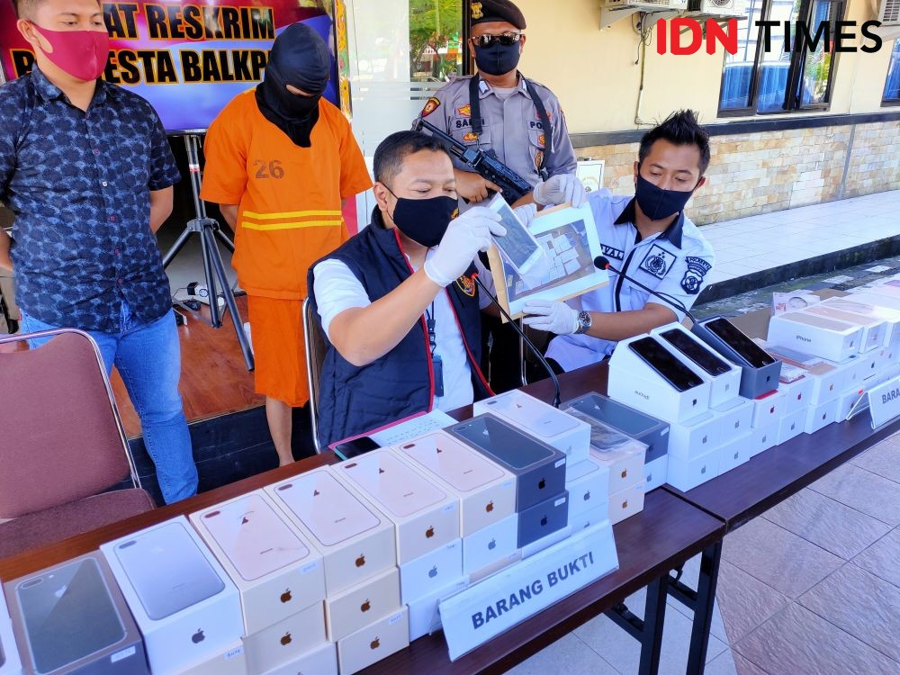 Polisi Tangkap Penjual iPhone Ilegal di Balikpapan