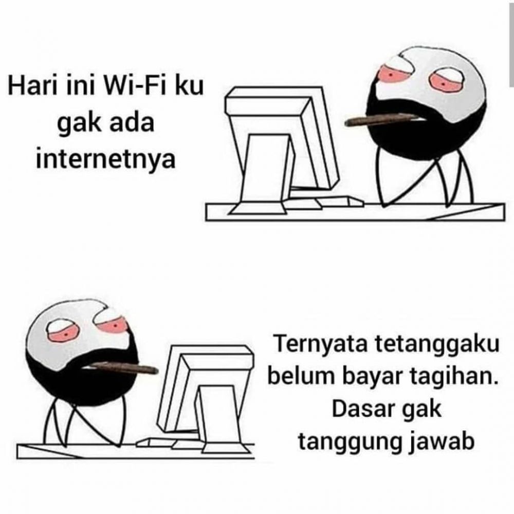 10 Meme Numpang Wifi Gak Tahu Diri